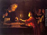 Gerrit Van Honthorst Famous Paintings - Childhood of Christ